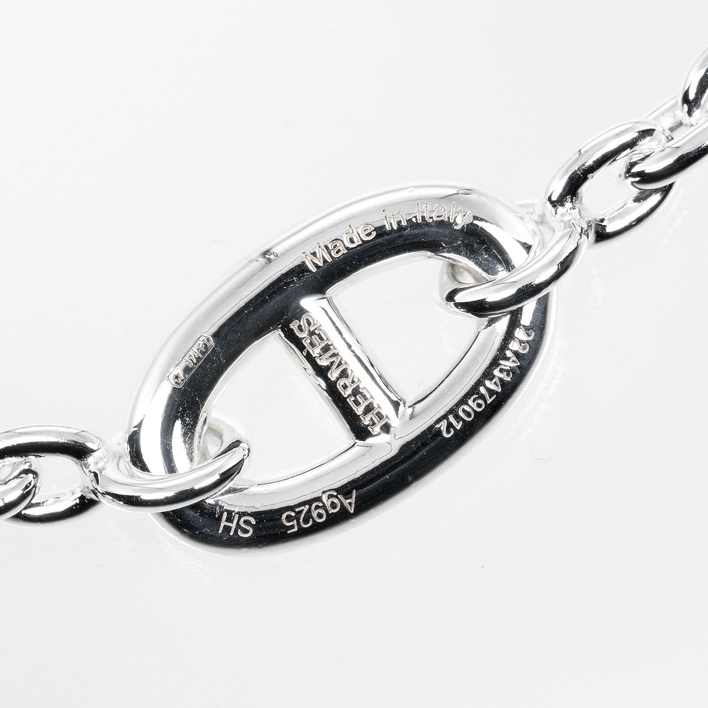 HERMES bracelet Silver925 Silver Chene Dunkle Farandole SH