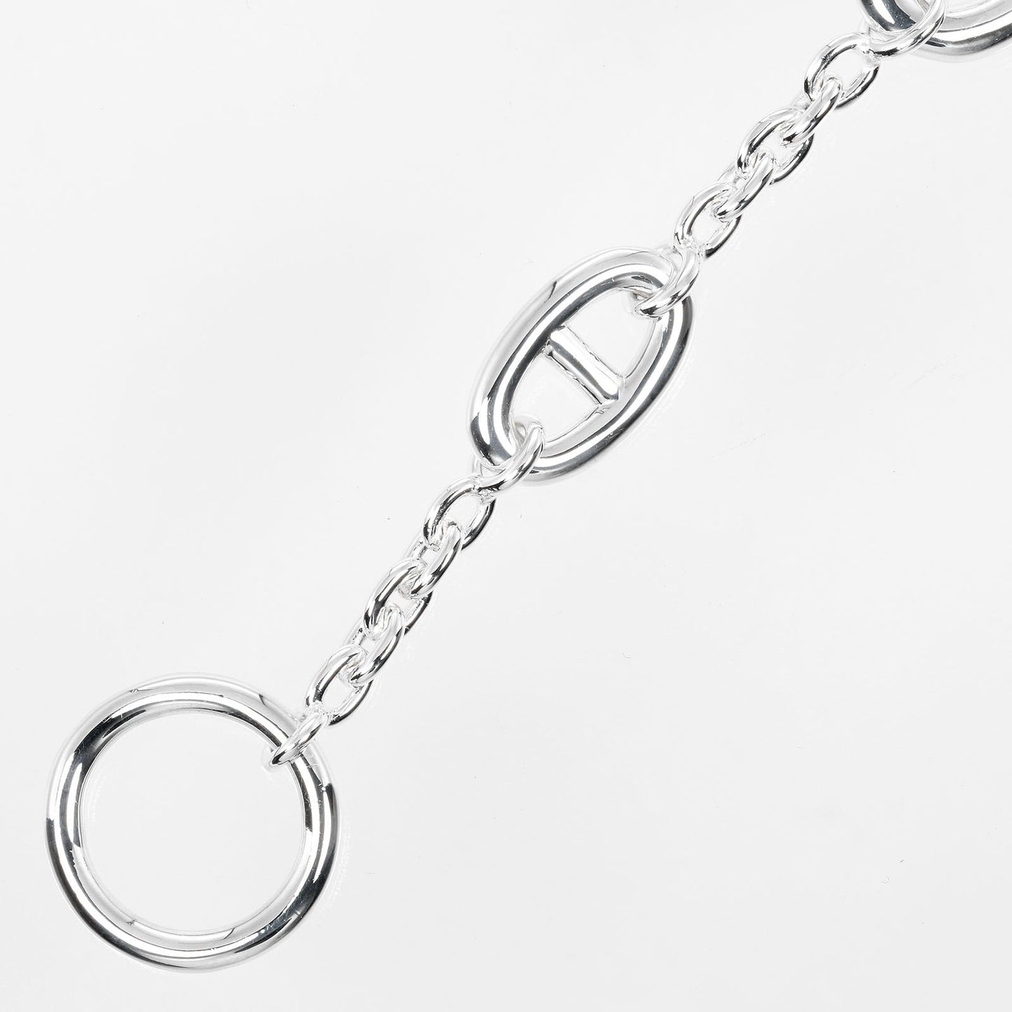 HERMES bracelet Silver925 Silver Chene Dunkle Farandole SH