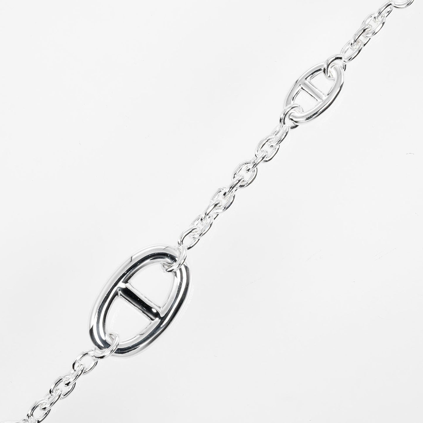 HERMES bracelet Silver925 Silver Chene Dunkle Farandole SH