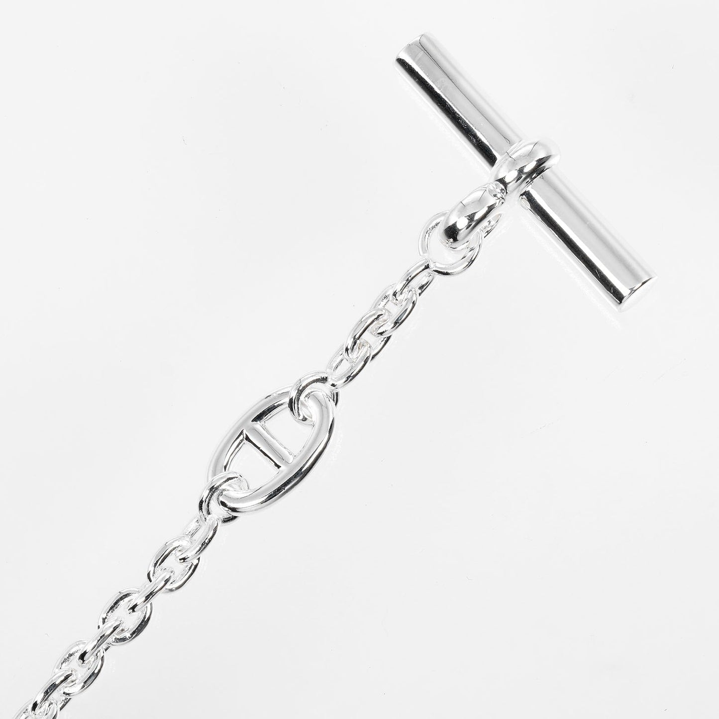 HERMES bracelet Silver925 Silver Chene Dunkle Farandole SH