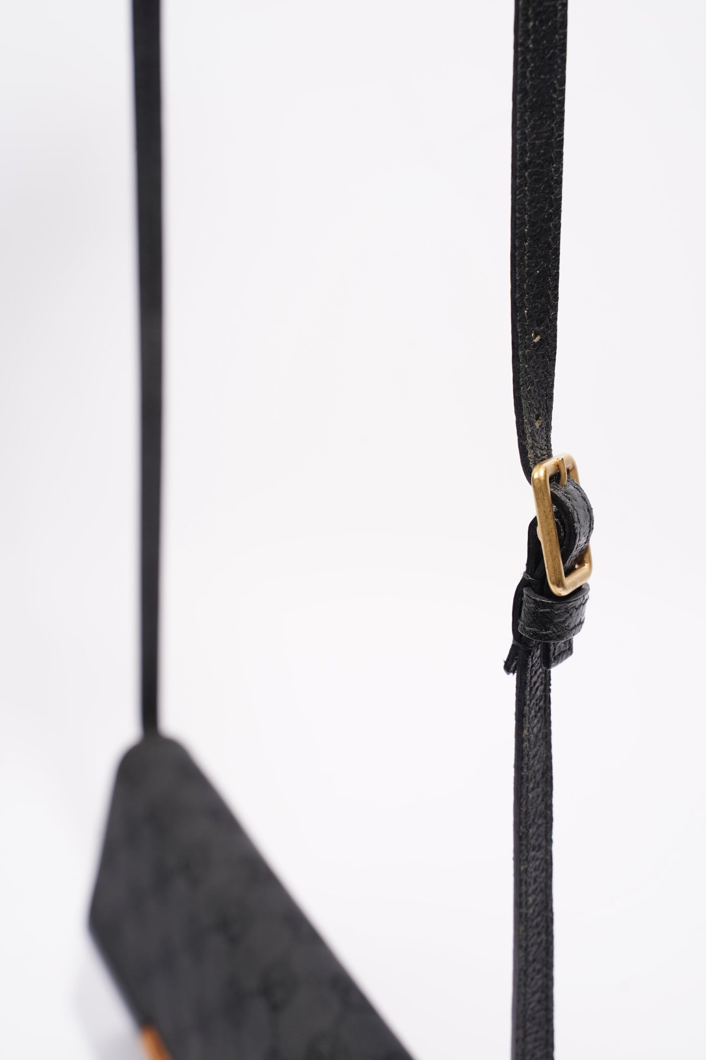 Gucci Bamboo Clutch Black Canvas