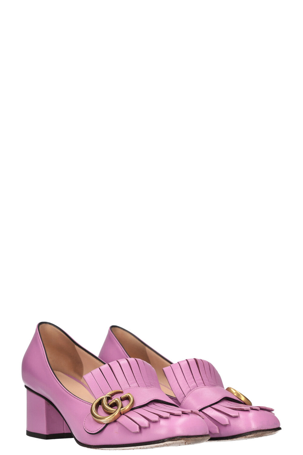 GUCCI Marmont Heels Lila