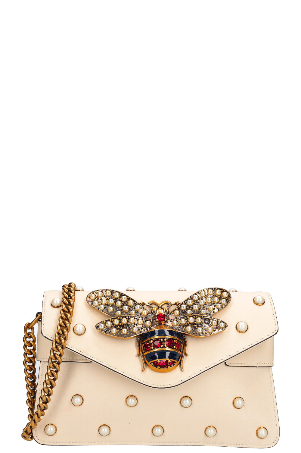 GUCCI Pearl Studded Broadway Bag Mini