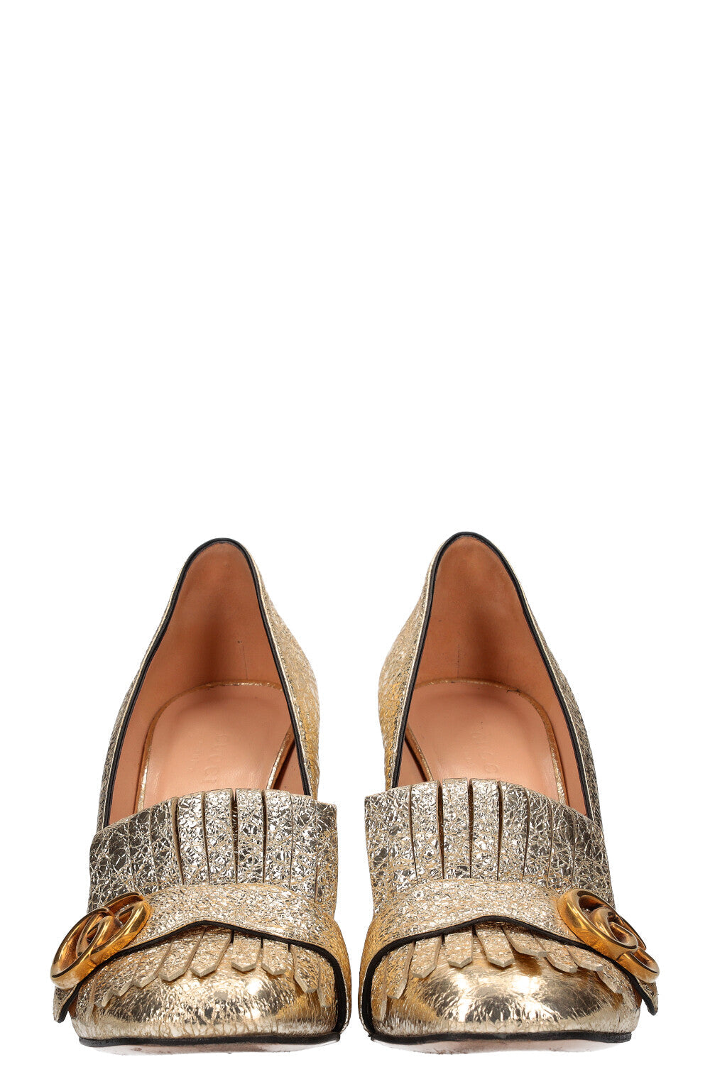 GUCCI Marmont Pumps Gold