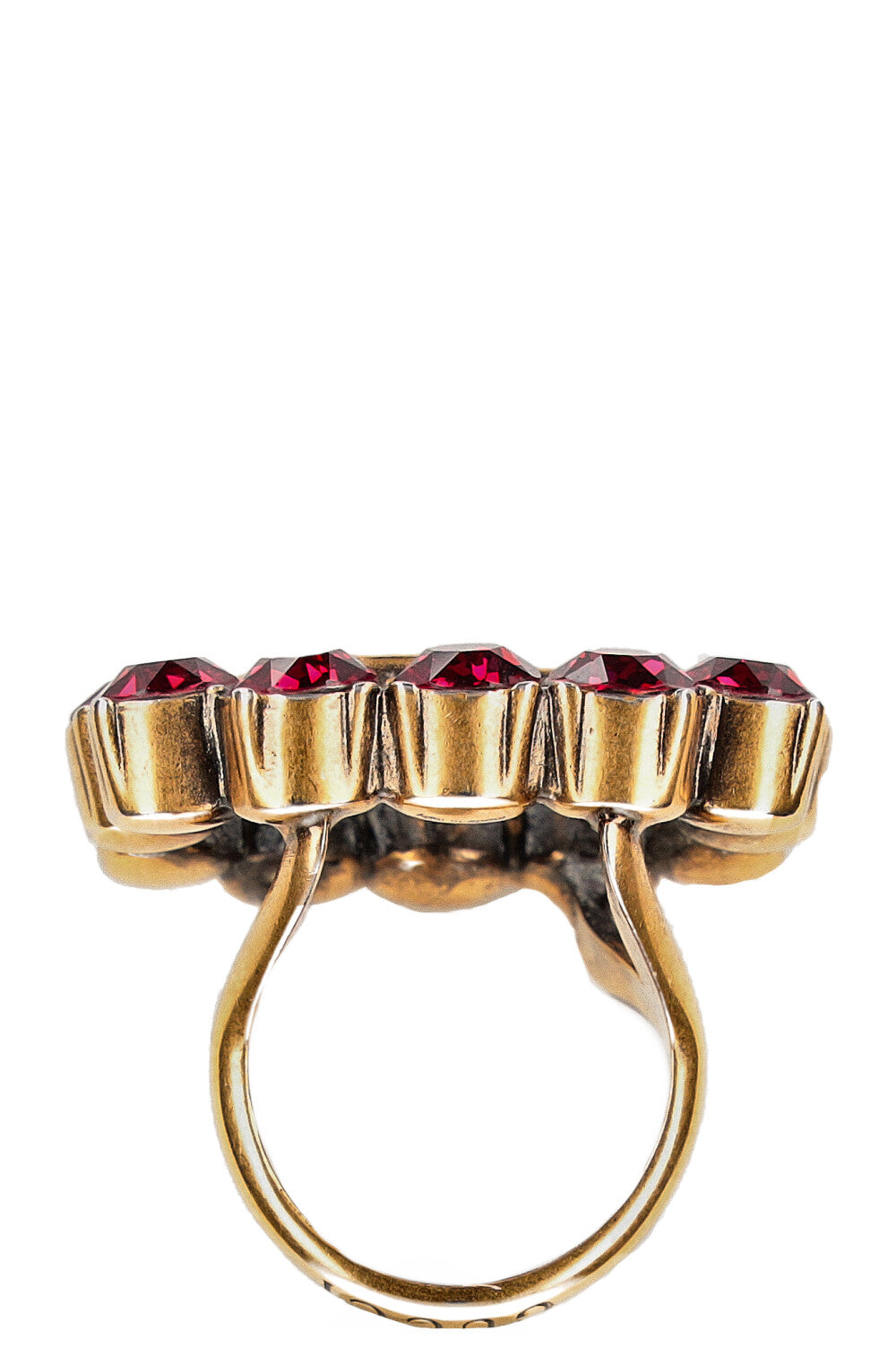 GUCCI Double G Ring Crystals