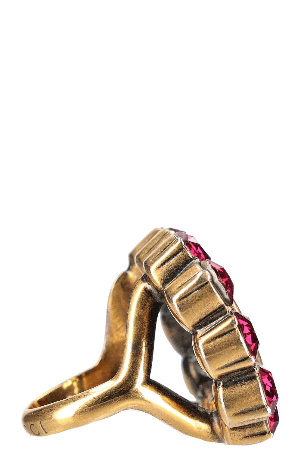 GUCCI Double G Ring Crystals