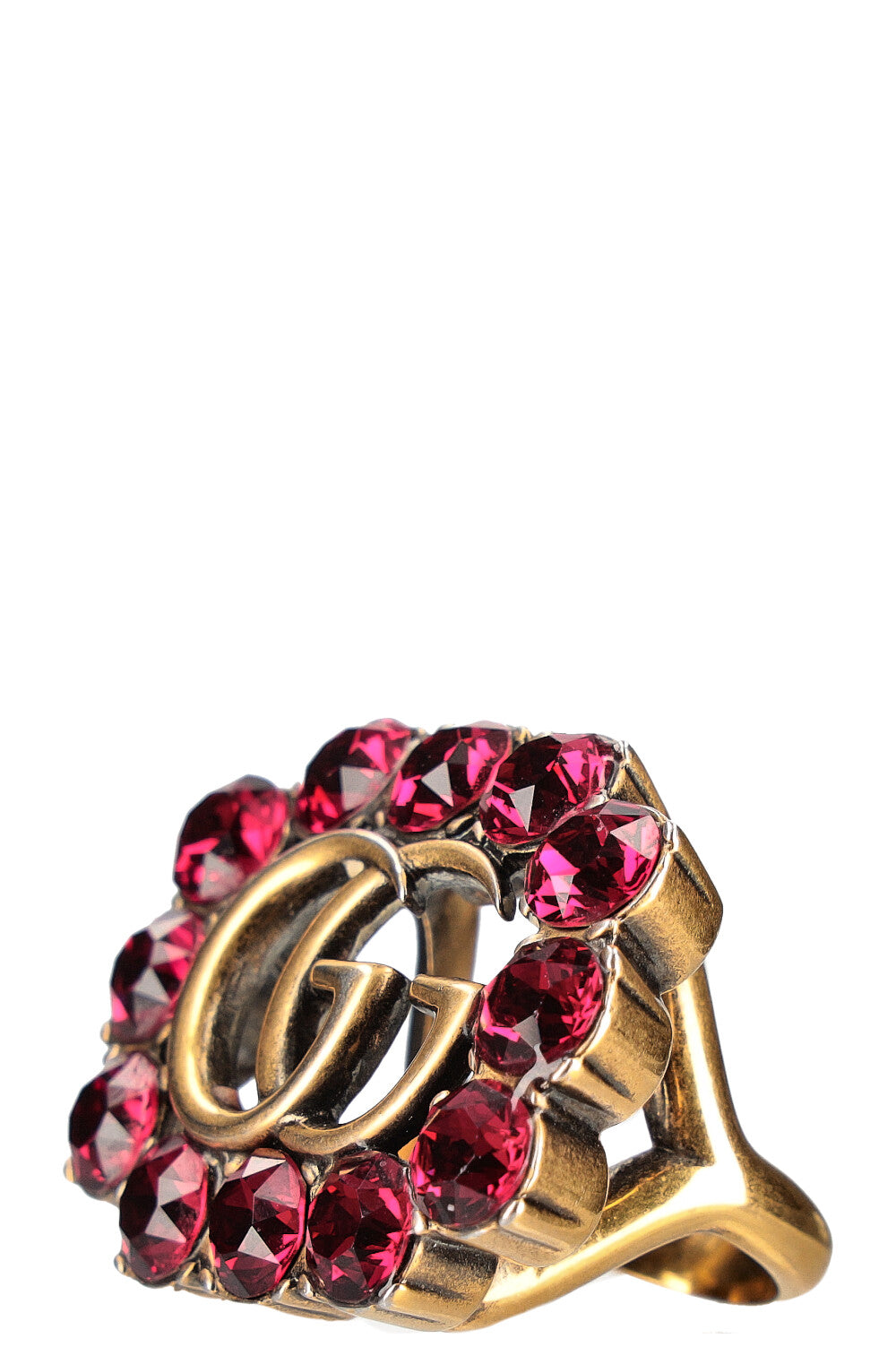 GUCCI Double G Ring Crystals