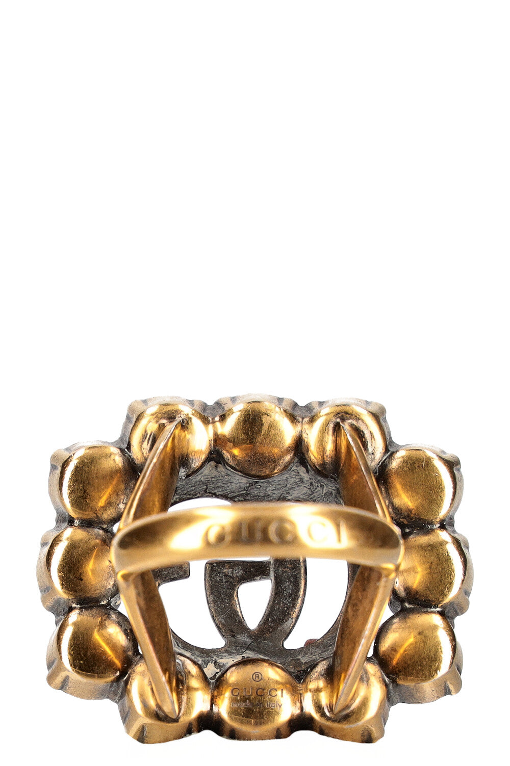 GUCCI Double G Ring Crystals