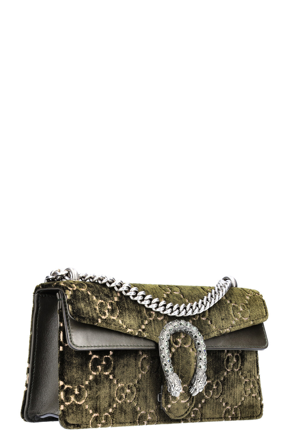 GUCCI Small Dionysus Bag Velvet Green
