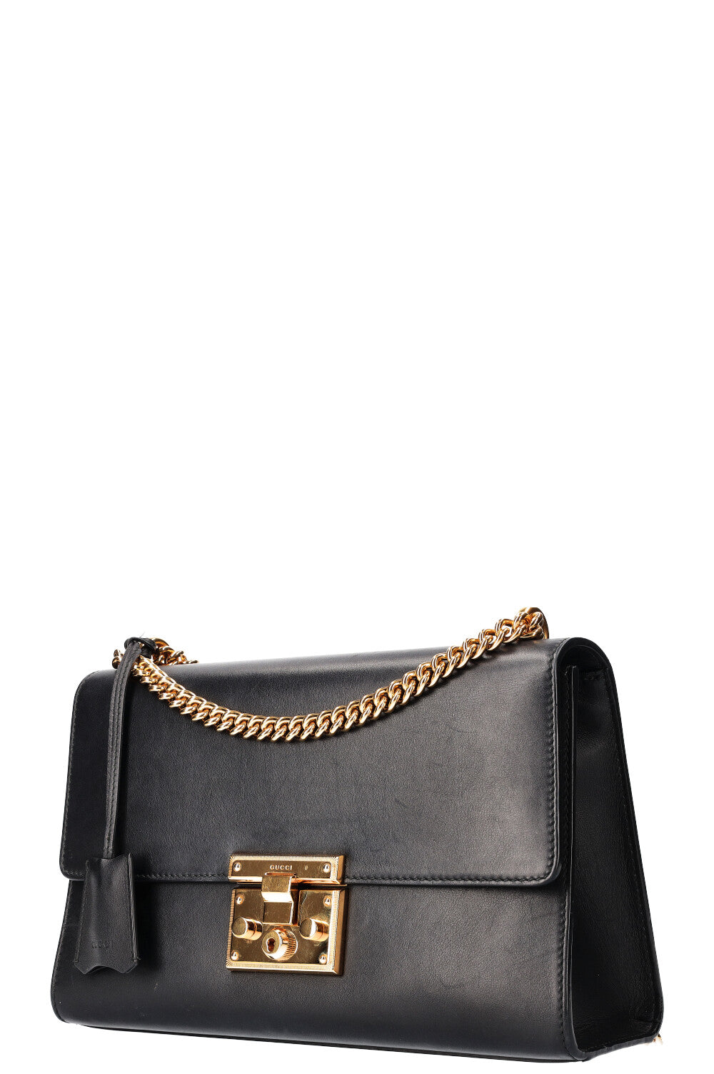 GUCCI Padlock Bag Black Medium