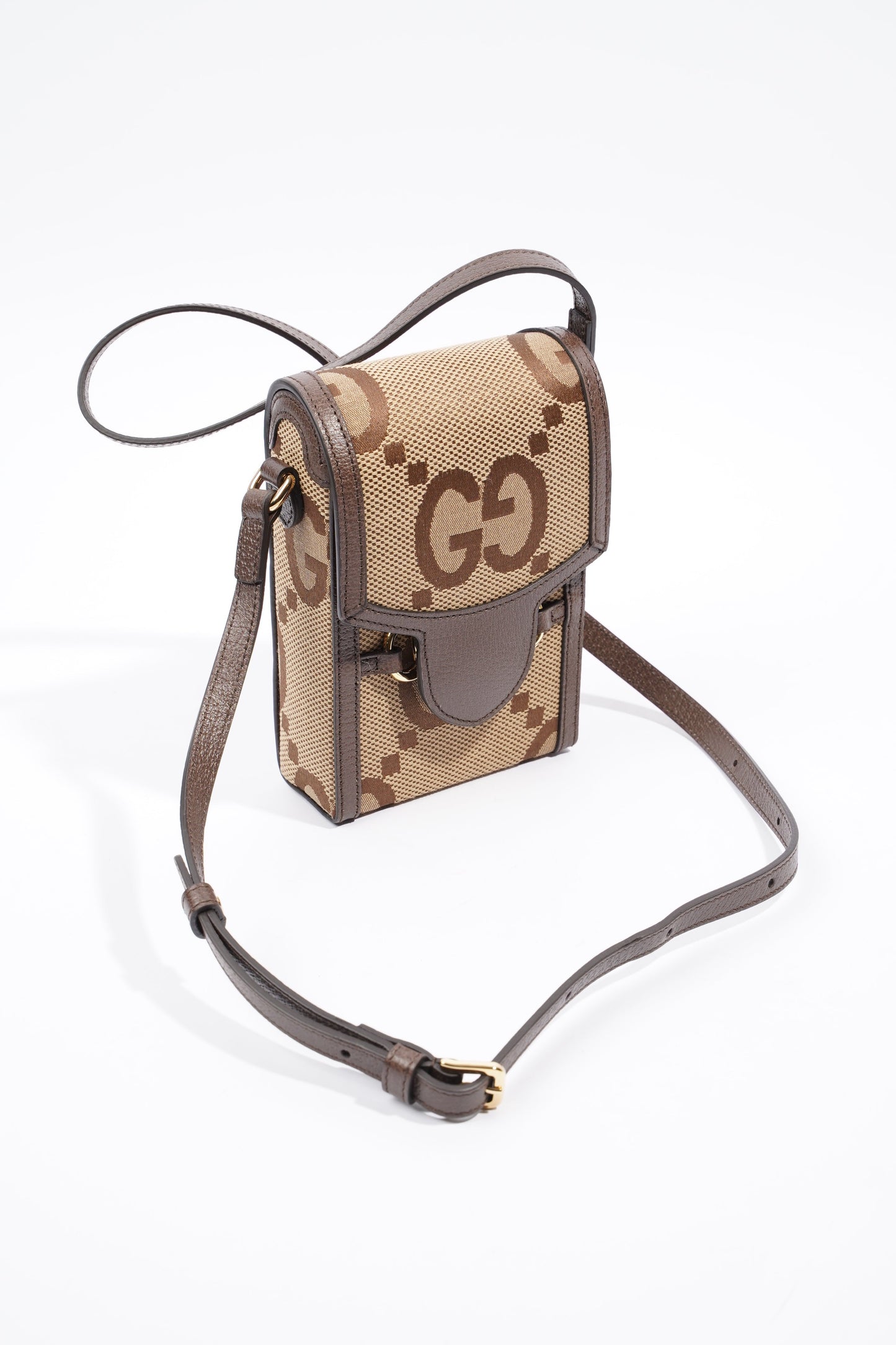 Gucci 1955 Horsebit Mini Beige and ebony GG supreme canvas Canvas