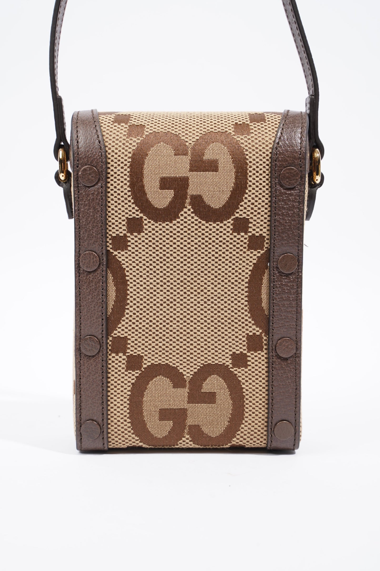 Gucci 1955 Horsebit Mini Beige and ebony GG supreme canvas Canvas