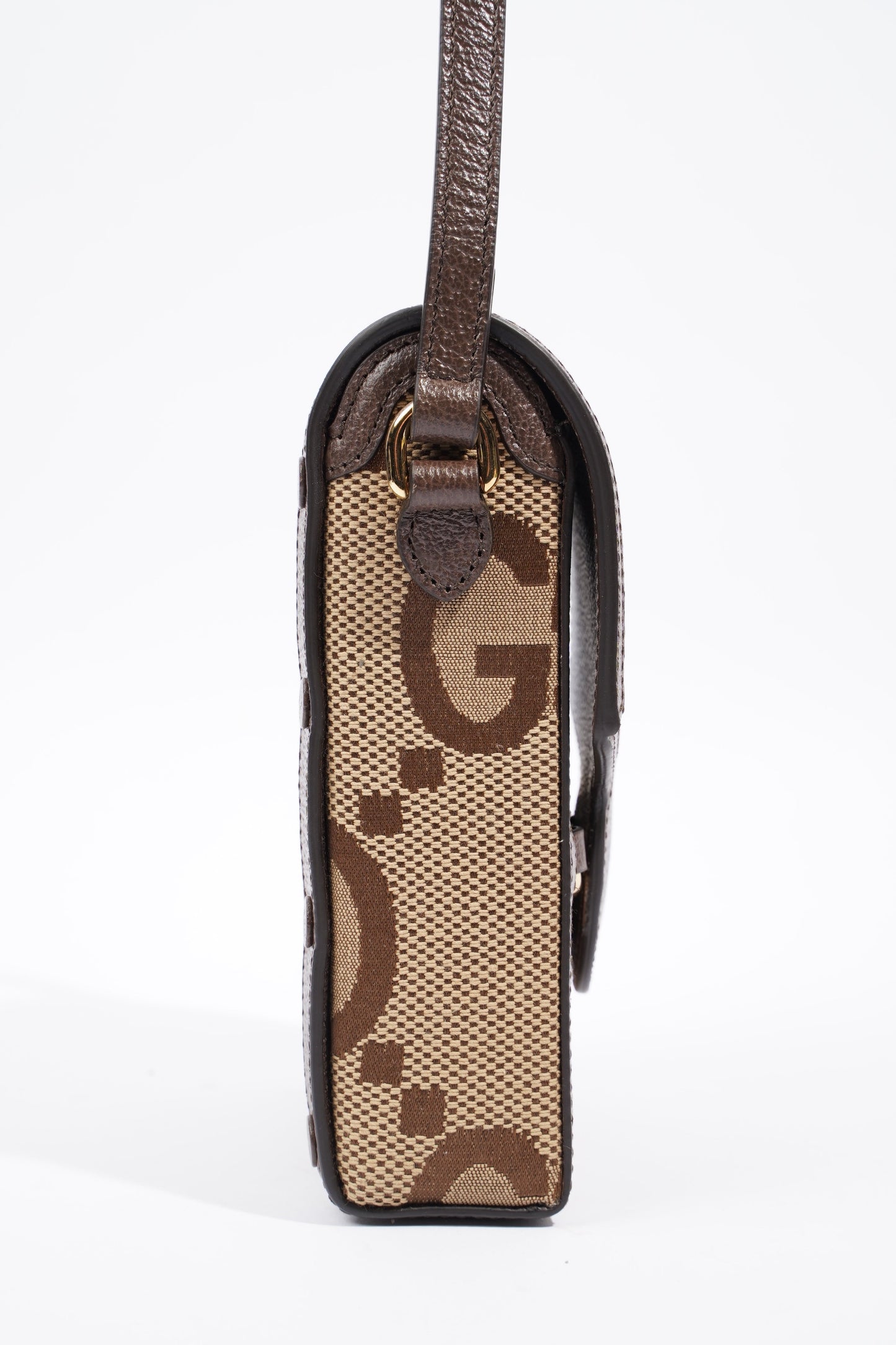 Gucci 1955 Horsebit Mini Beige and ebony GG supreme canvas Canvas