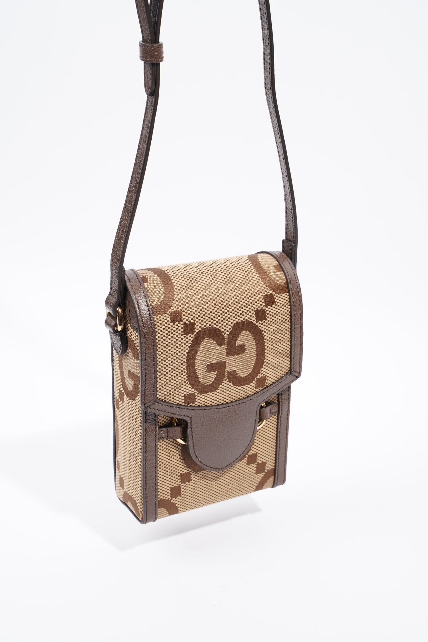 Gucci 1955 Horsebit Mini Beige and ebony GG supreme canvas Canvas