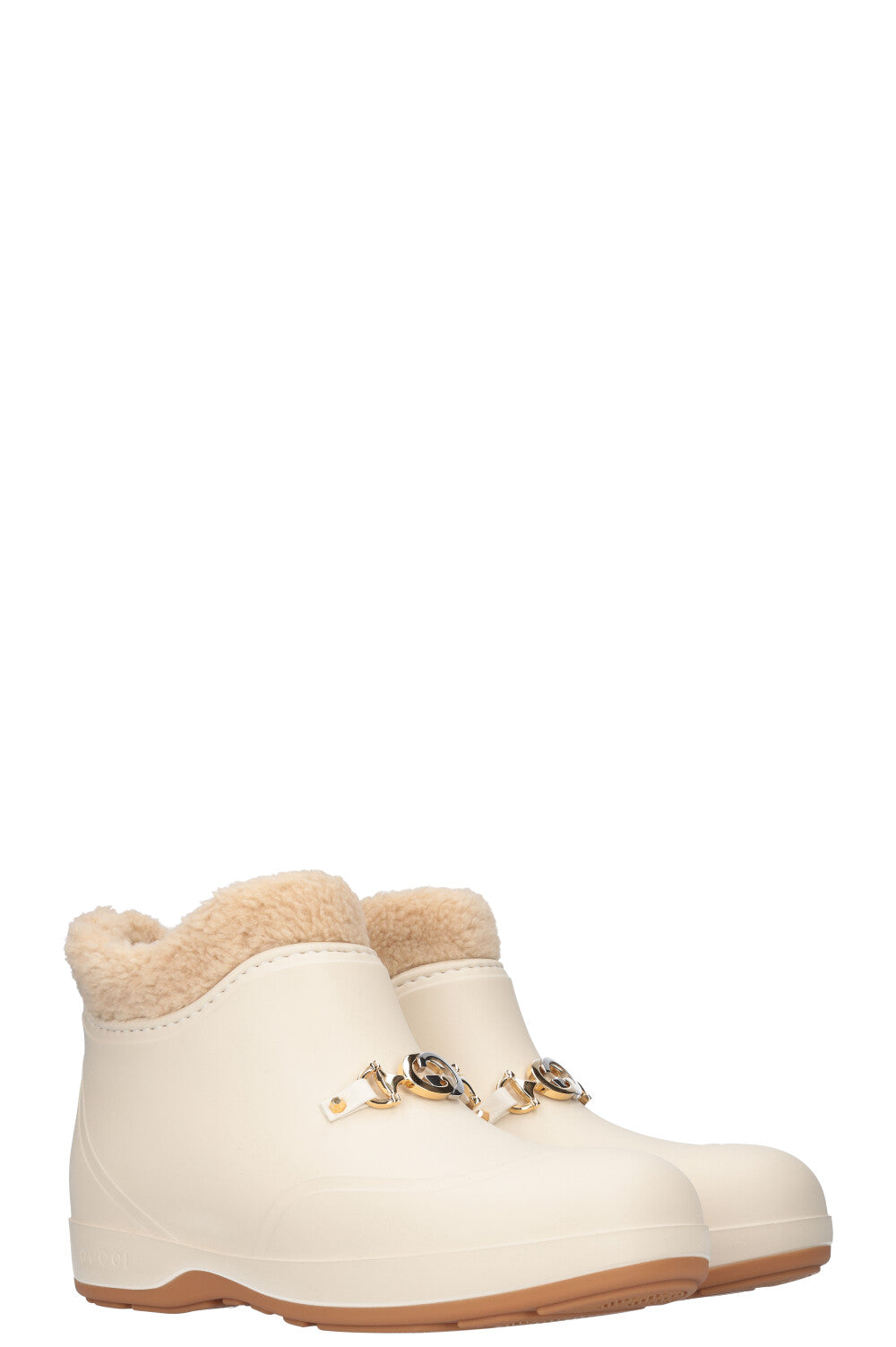 GUCCI Zumi Rubber Boots Beige