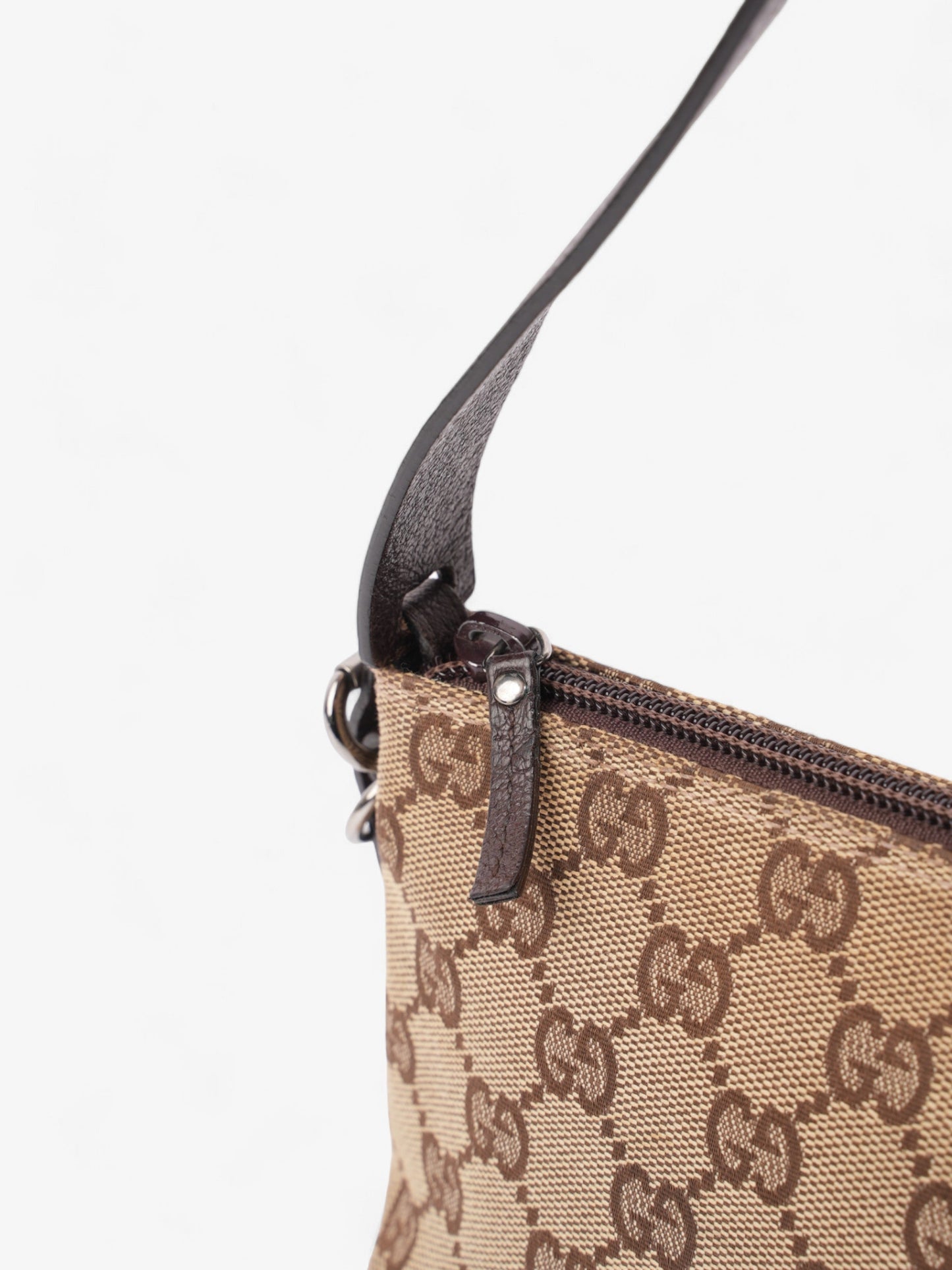 Gucci GG Pochette GG Supreme / Brown Coated Canvas