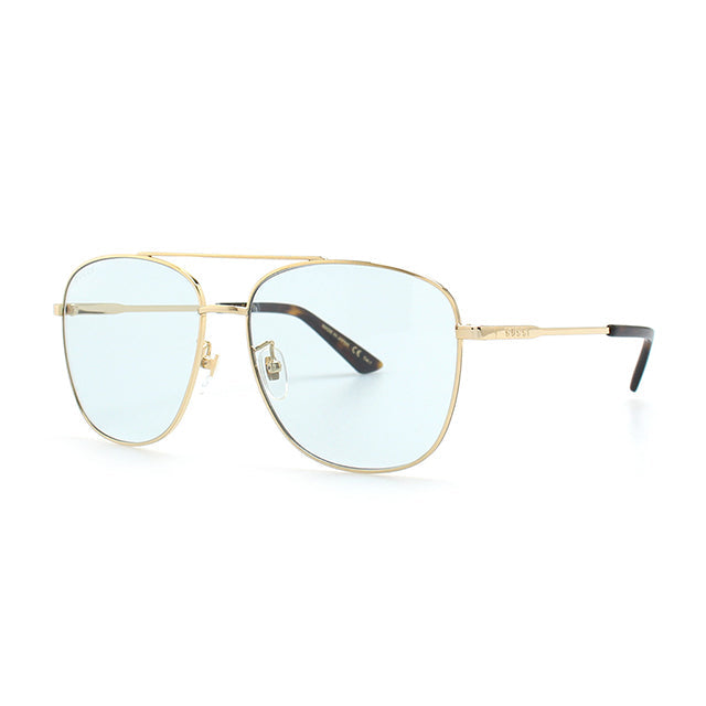 Gucci Metal Framed Navigator Sunglasses in Gold