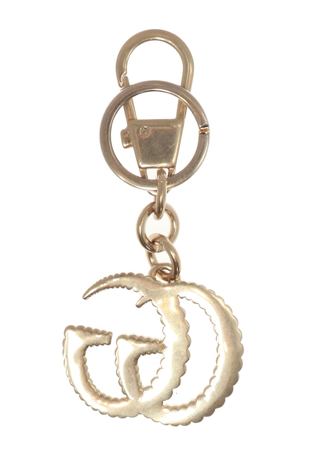 Gucci Interlocking GG Brass Key Ring