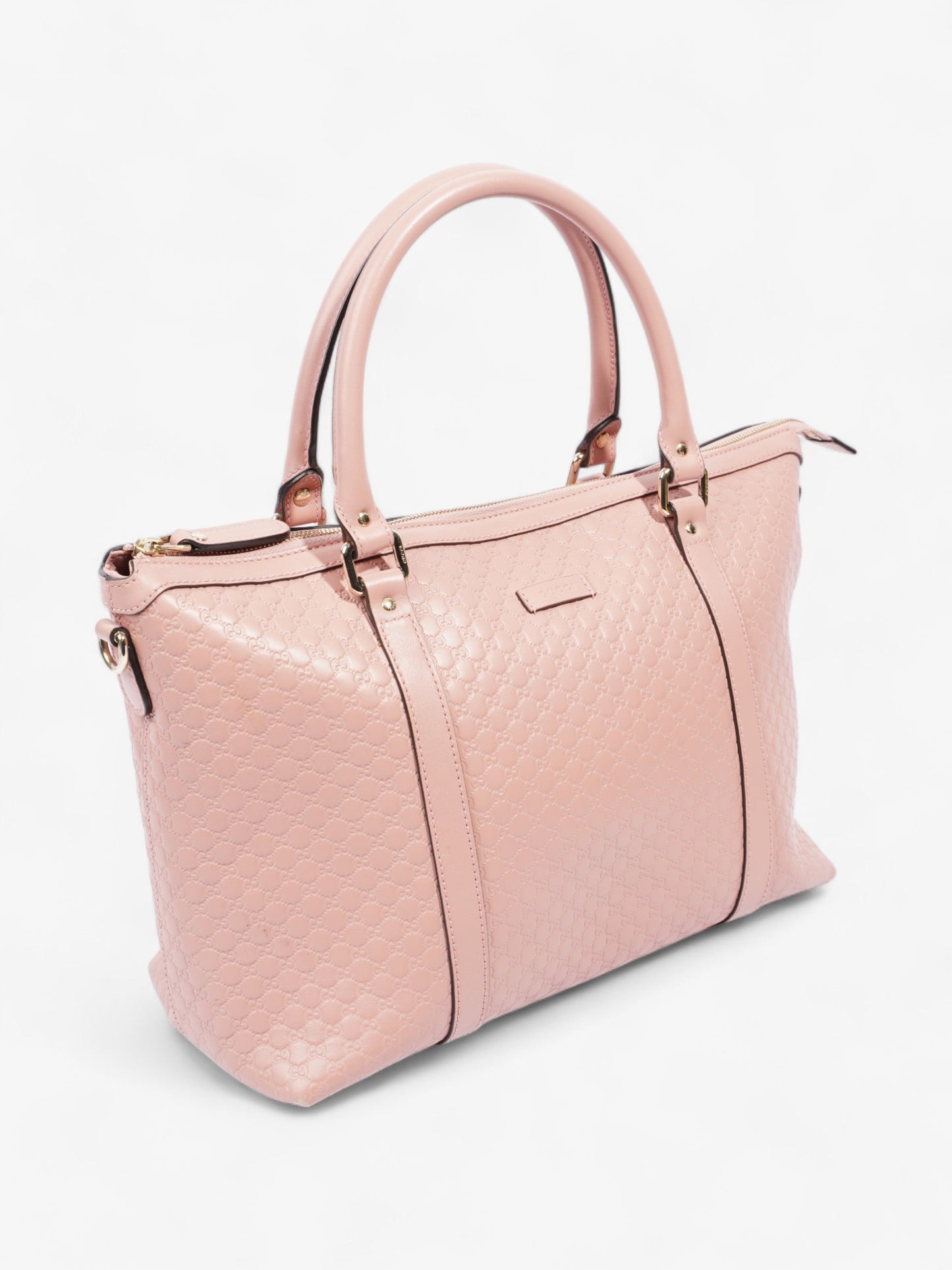 Gucci Microguccissima Tote Pink Leather