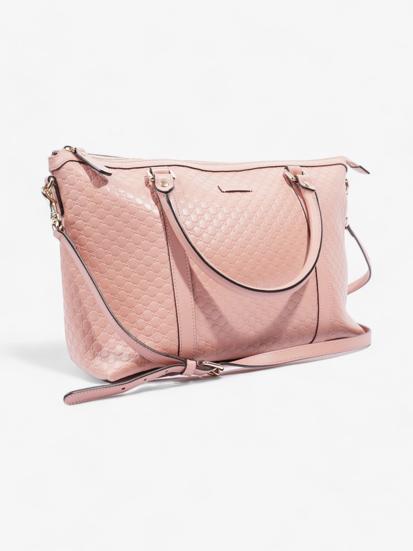 Gucci Microguccissima Tote Pink Leather