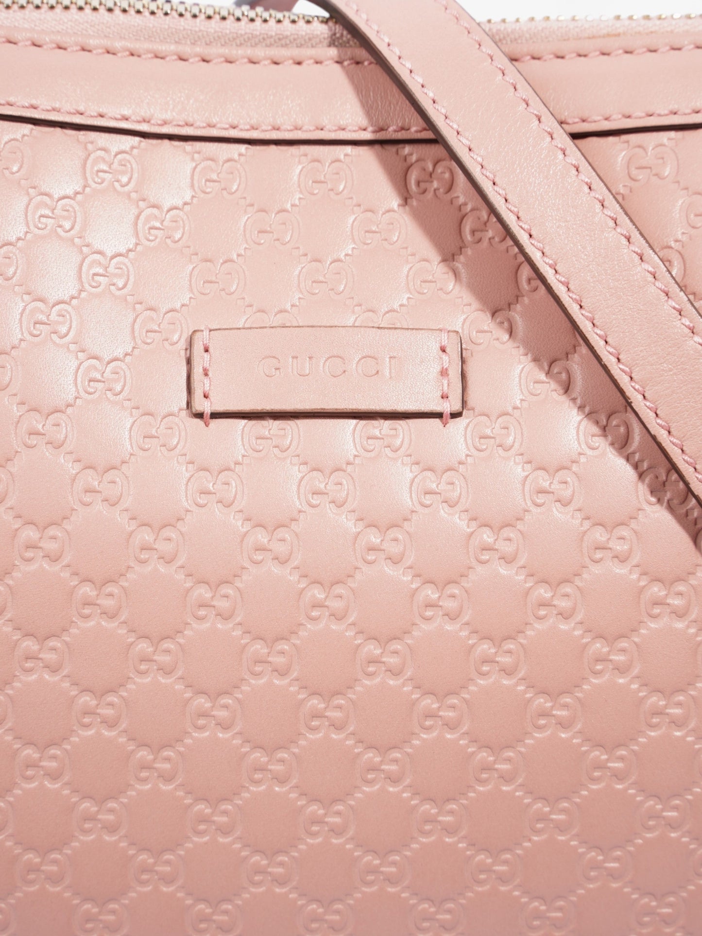Gucci Microguccissima Tote Pink Leather