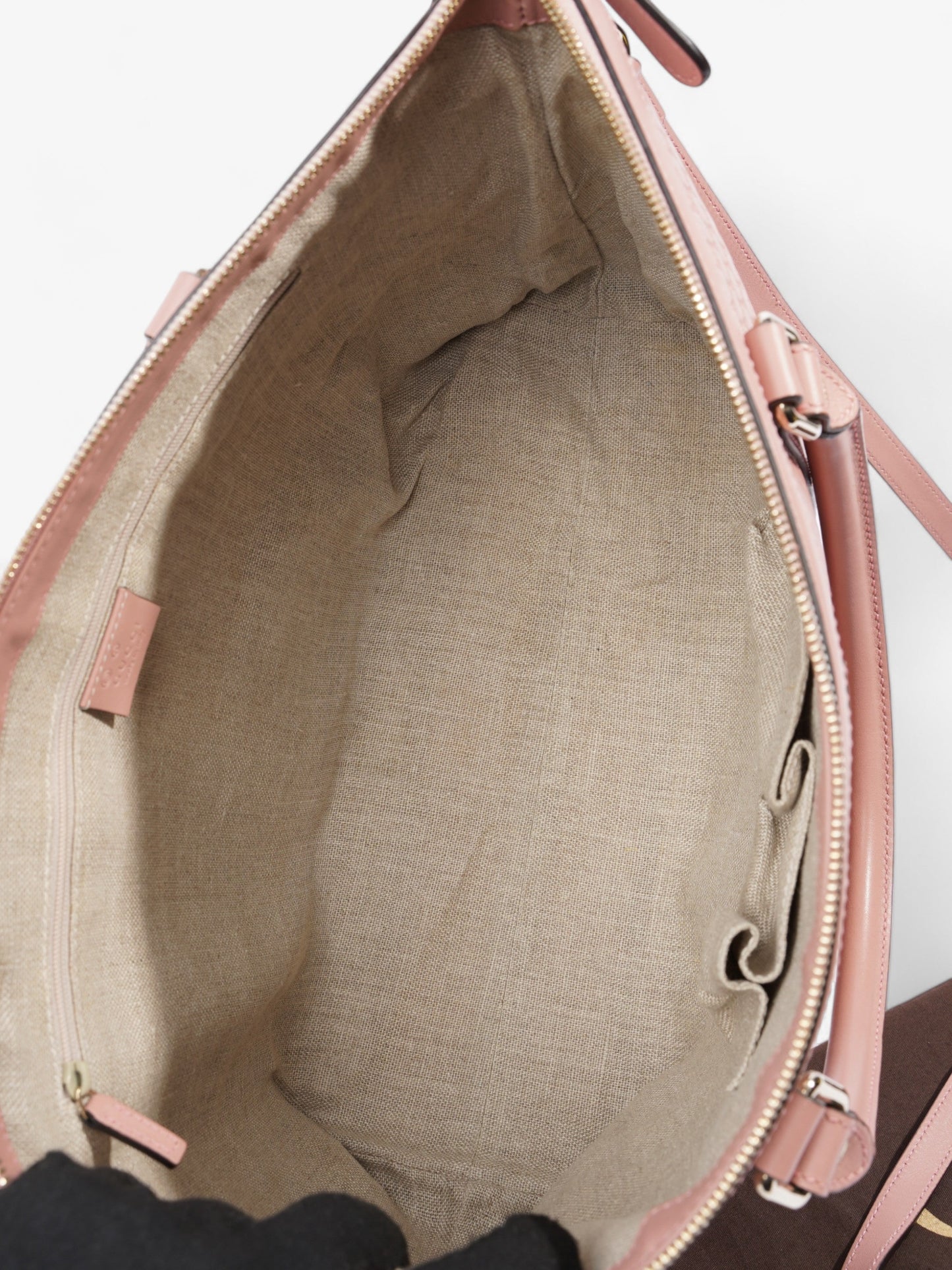 Gucci Microguccissima Tote Pink Leather