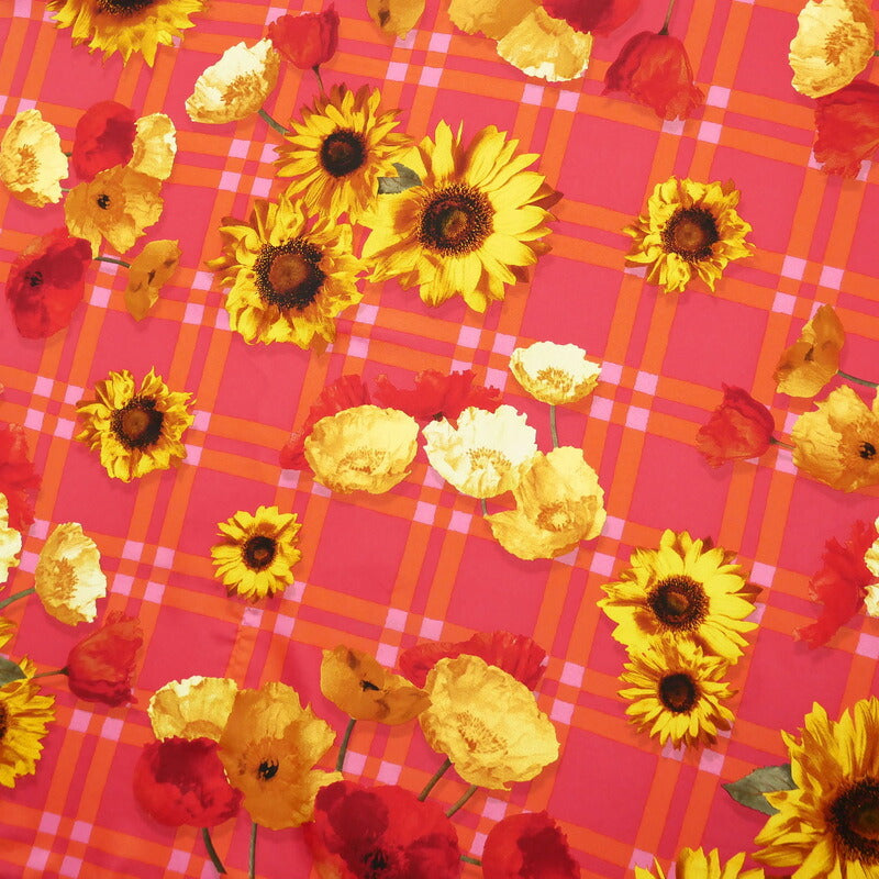 GUCCI scarf silk Pink, orange, red, yellow, etc.