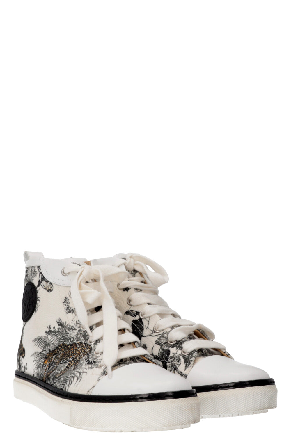 HERMES Jimmy Sneakers Canvas White
