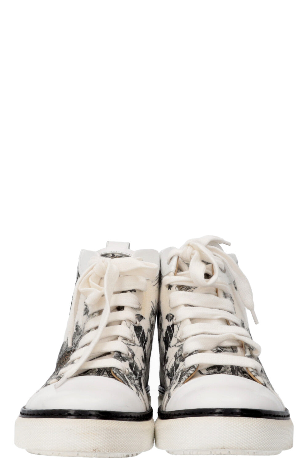 HERMES Jimmy Sneakers Canvas White