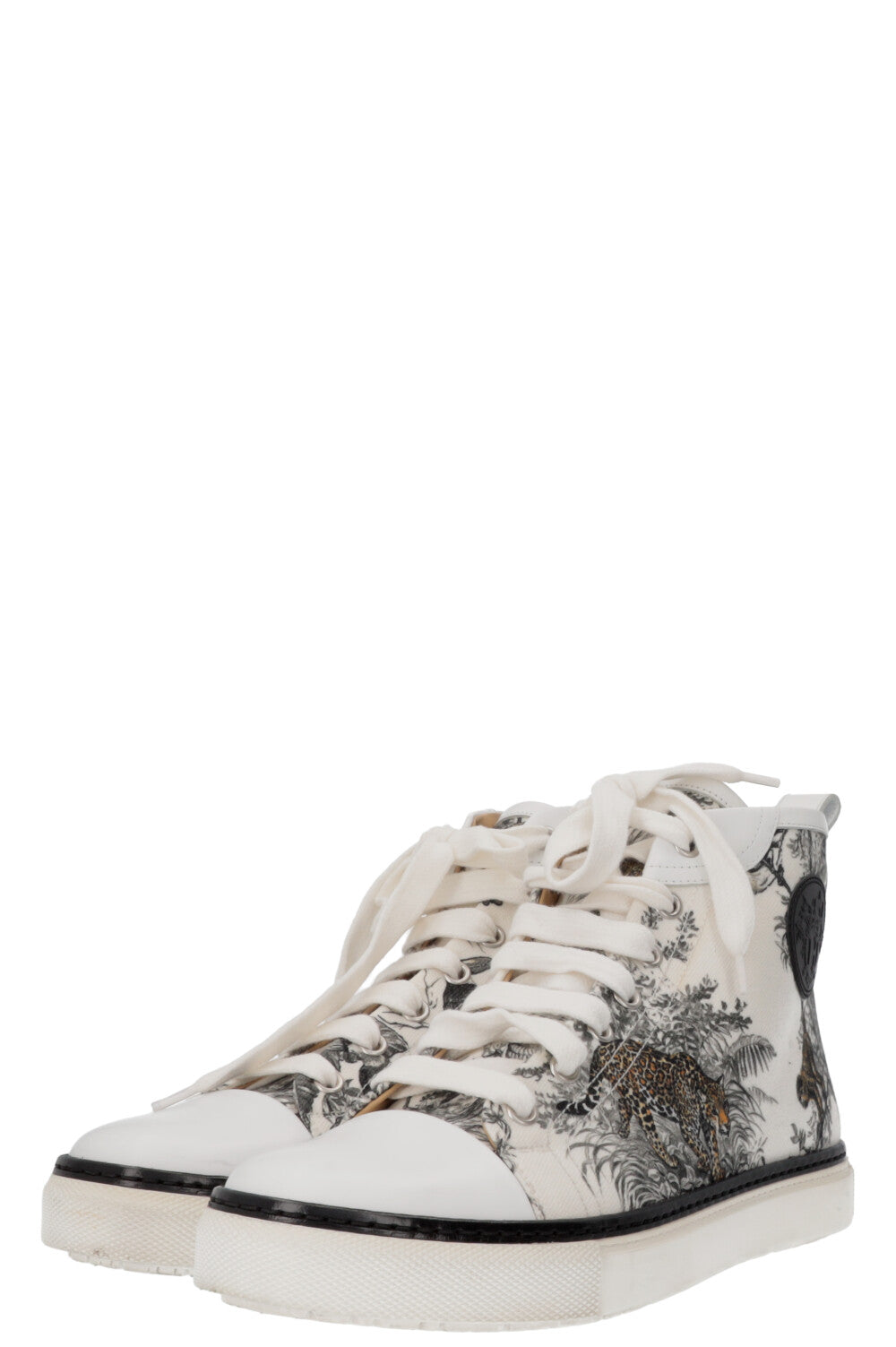 HERMES Jimmy Sneakers Canvas White