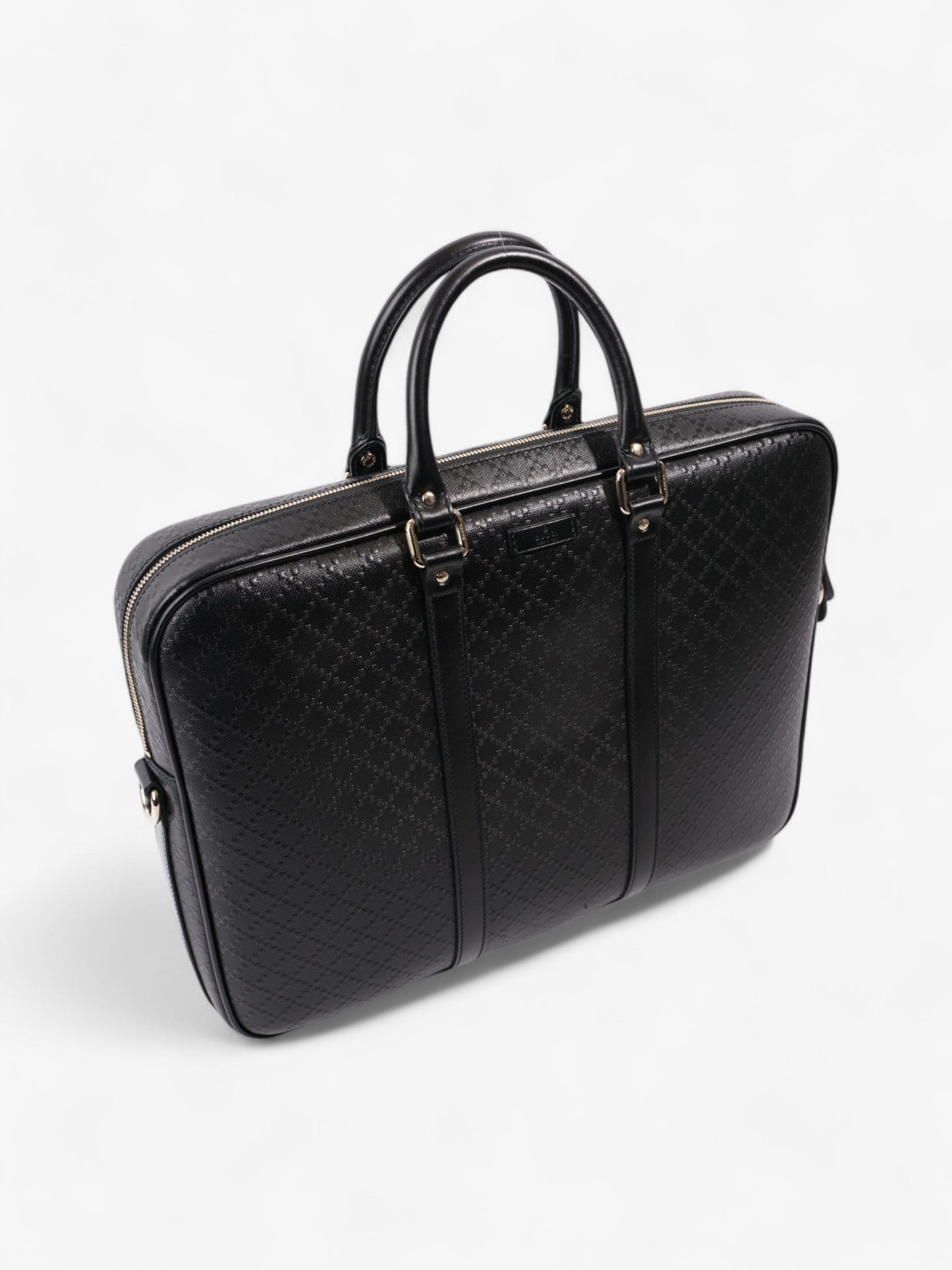 Gucci GG Briefcase Black Canvas