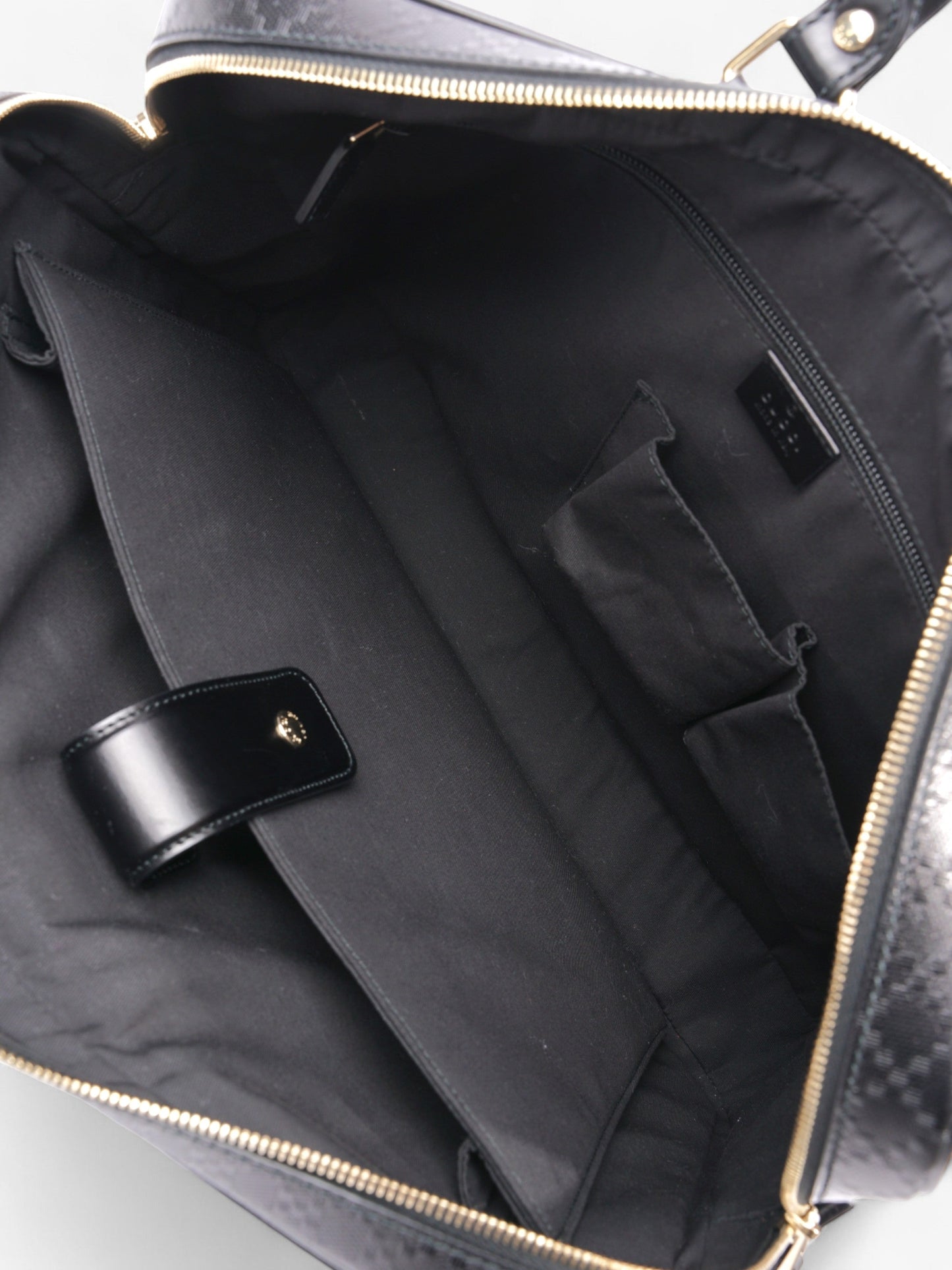Gucci GG Briefcase Black Canvas
