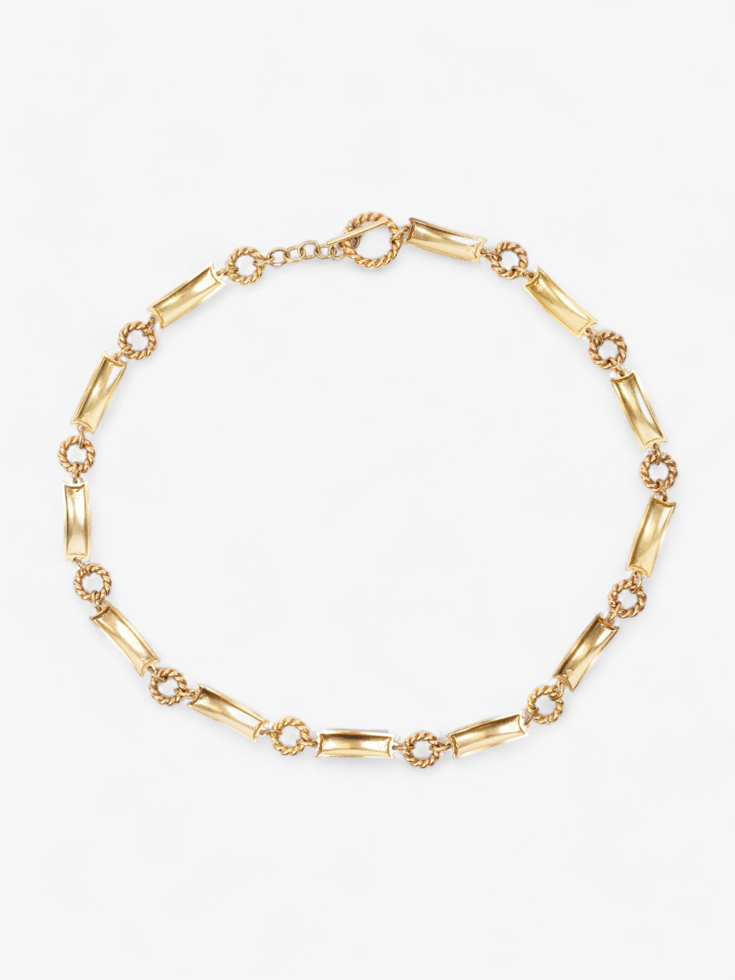 Gucci Interlocking GG Chain Gold / Blue Base Metal