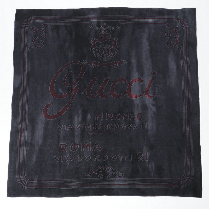 GUCCI scarf silk black