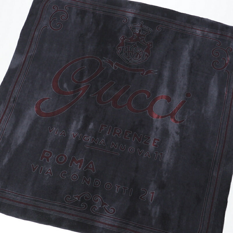 GUCCI scarf silk black