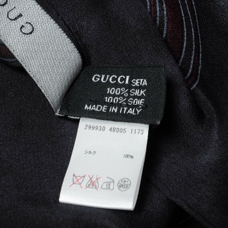 GUCCI scarf silk black