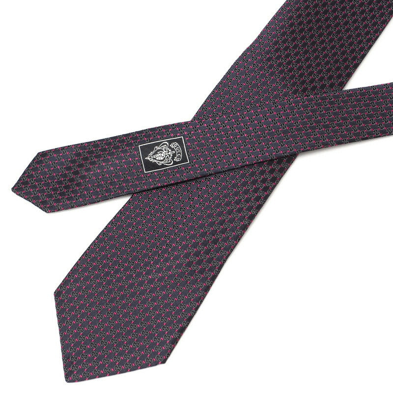 GUCCI tie silk Dark gray