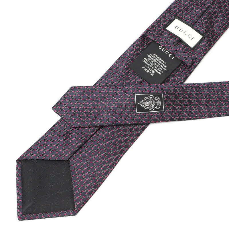 GUCCI tie silk Dark gray