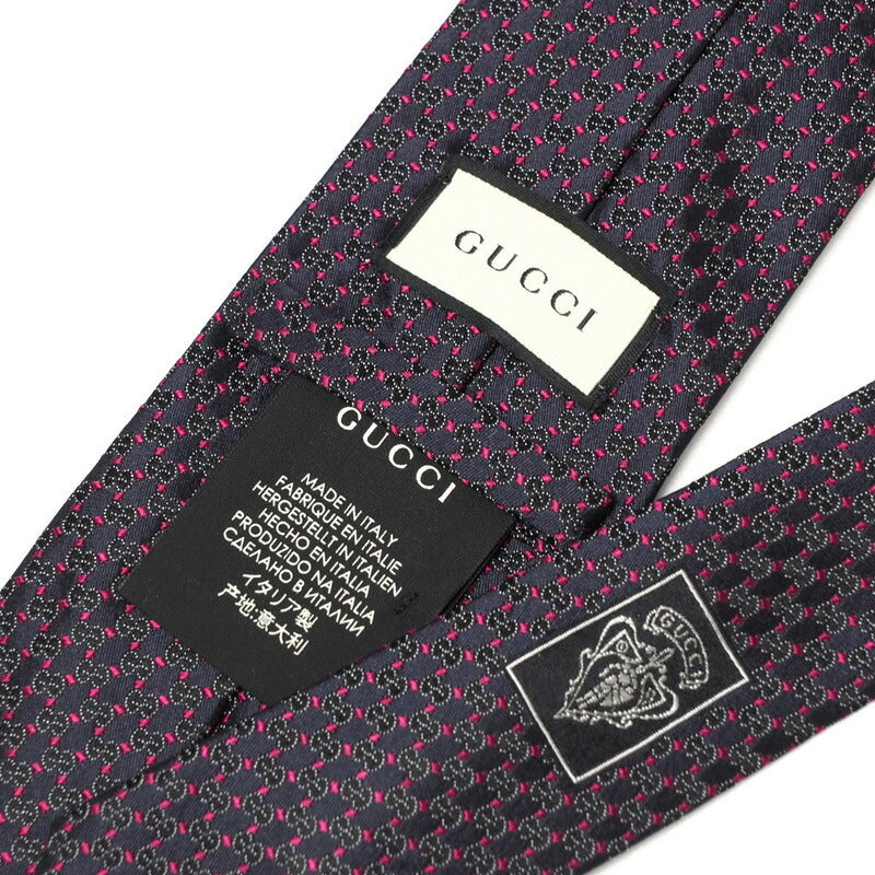 GUCCI tie silk Dark gray