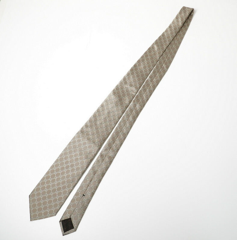 GUCCI tie silk Brown