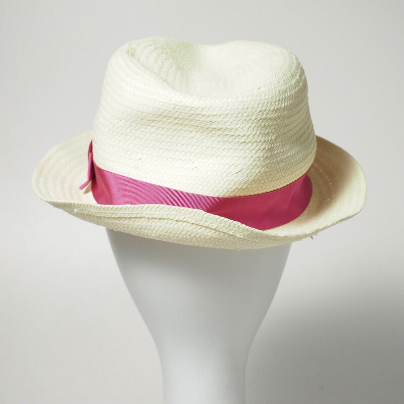 GUCCI hat 311-9296F 1621 412013-KGA90 paper White/Ribbon: Pink L/56