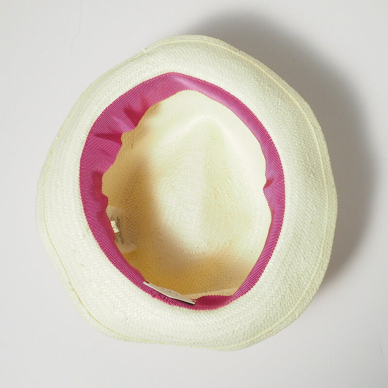 GUCCI hat 311-9296F 1621 412013-KGA90 paper White/Ribbon: Pink L/56