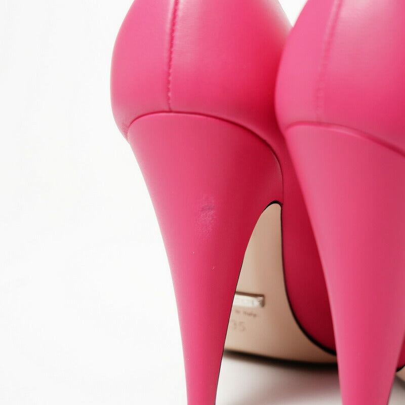 GUCCI pumps 551759 Genuine Leather pink 36