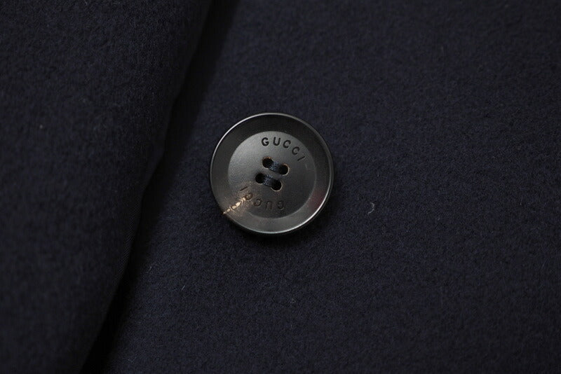 GUCCI coat 455739 wool Navy 36