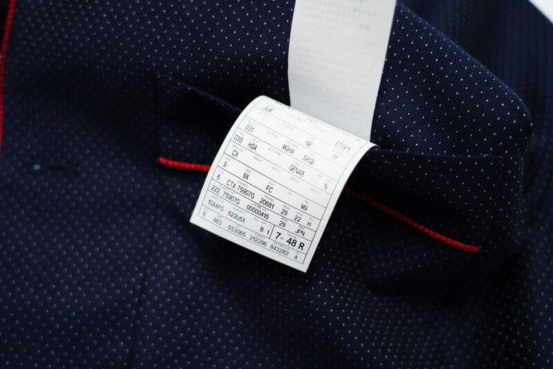 GUCCI setup 622U511GXAF0/622U5175DBY2 wool Navy / Red 7-48R