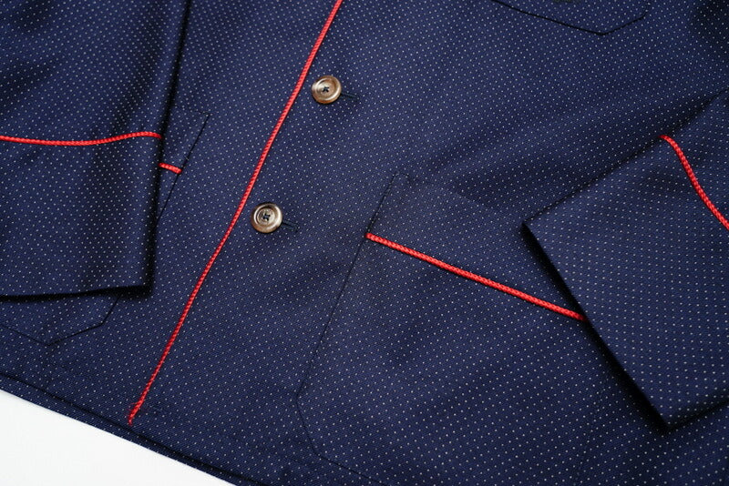 GUCCI setup 622U511GXAF0/622U5175DBY2 wool Navy / Red 7-48R
