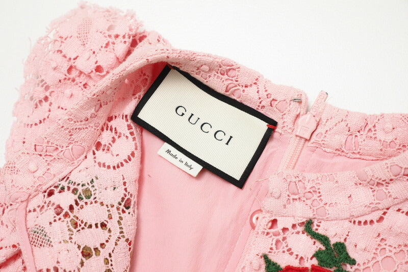 GUCCI one piece 460655 cotton pink 36