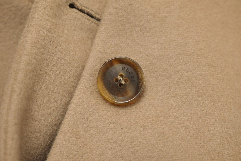 GUCCI coat 455739 ZGW07 wool light beige 38