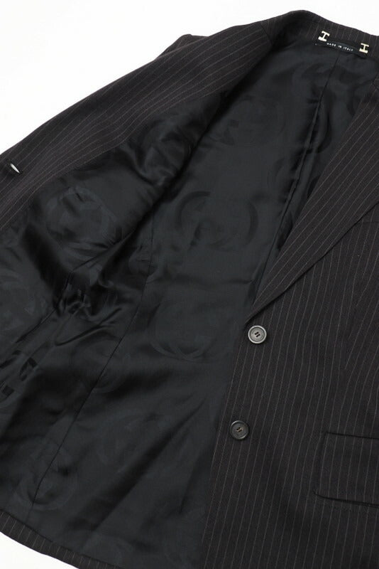 GUCCI Jacket 145558.ZM044 96% wool, 4% polyurethane / Lining: 100% rayon gray 38