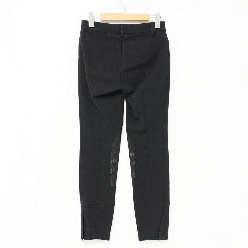 GUCCI Pants 386901 Stretch/Leather black 38